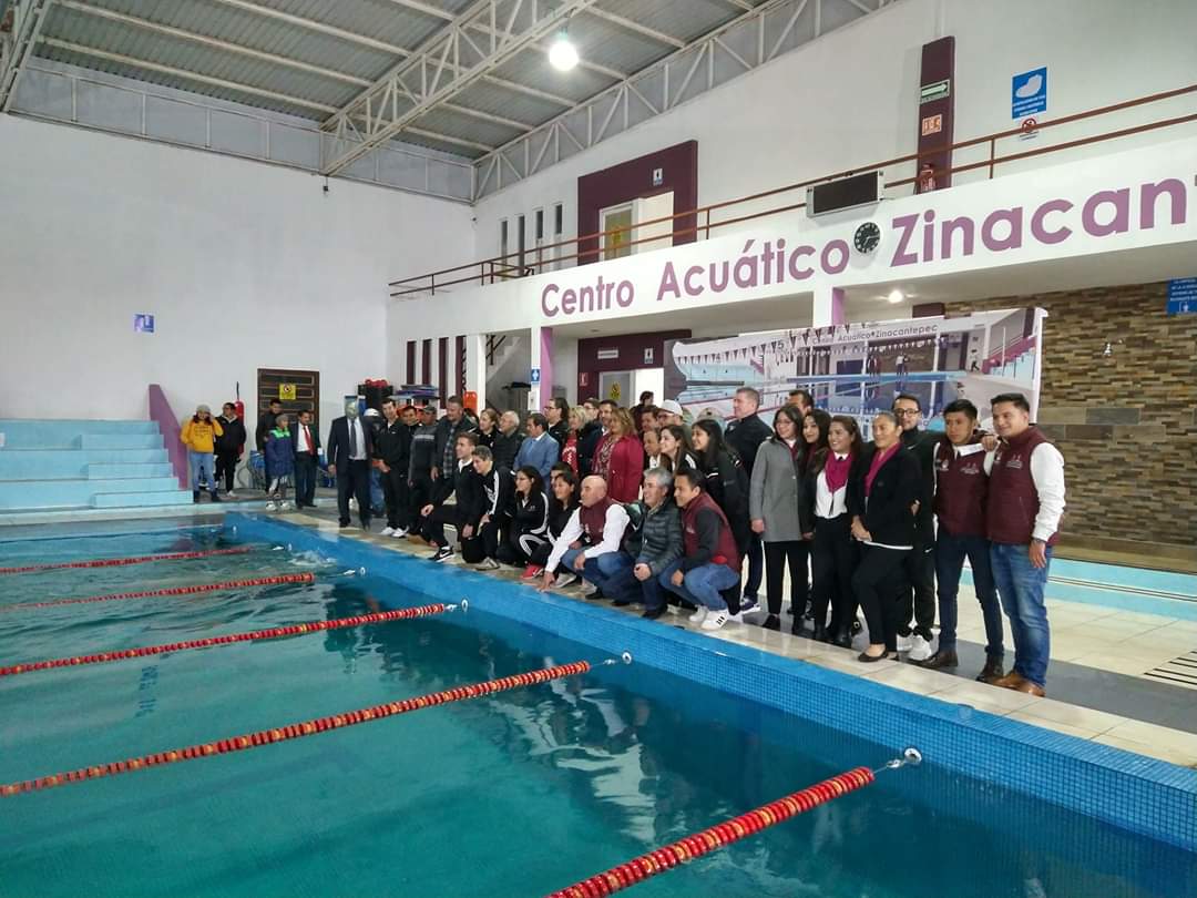 Reinauguran Centro acuático "Valor Deportivo" en Zinacantepec