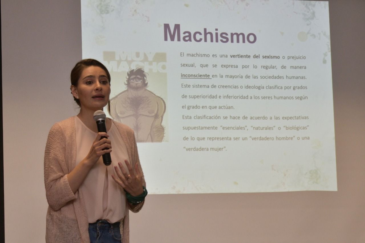Machismo afecta a hombres y mujeres: Gabriela Hernández