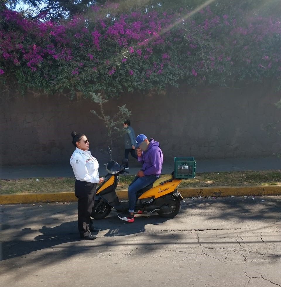 Operativo “Moto Segura” busca disminuir delitos en Toluca