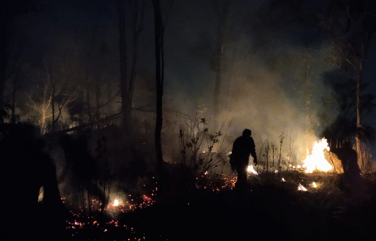 Sofocan Bomberos de Toluca incendio en La Teresona