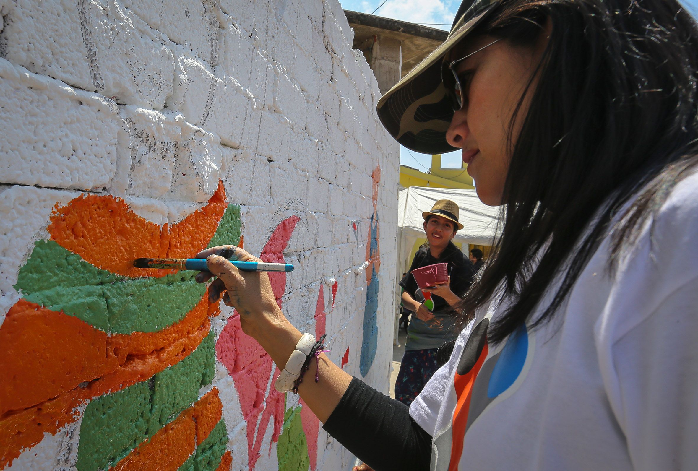 Estudiantes de UAEM realizaron intervención pictórica en Zinacantepec