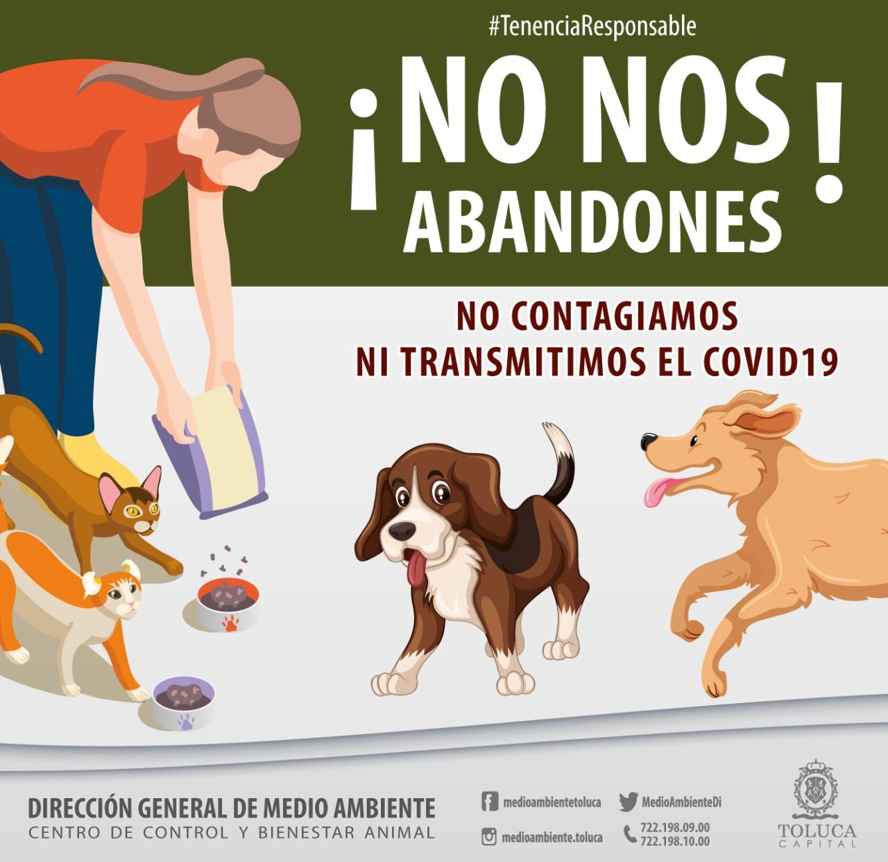 Por contingencia, suspende Toluca actividad en Centro de Control y Bienestar Animal