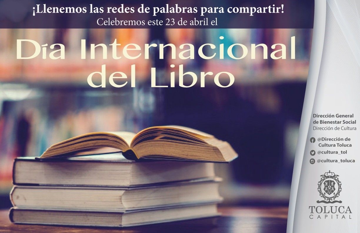 Celebra Toluca el Día Internacional del Libro con innovadora dinámica