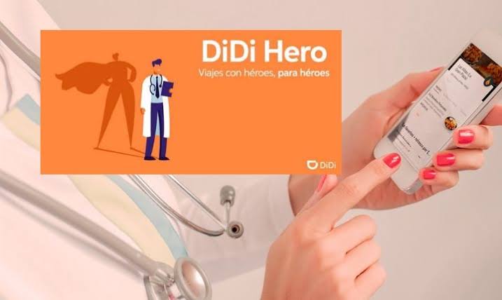 Programa Didi “Hero” regala viajes y comida a personal médico que combate el COVID-19 en México.