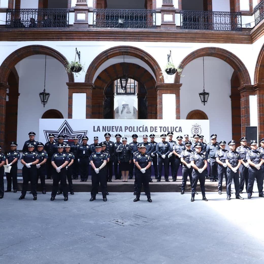 Continúa Toluca la formación de más y mejores policías municipales