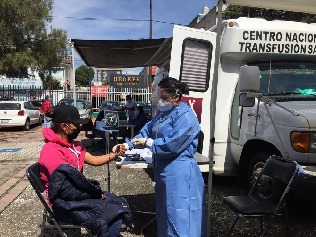 IMSS habilita unidad móvil de donación sanguínea en Toluca