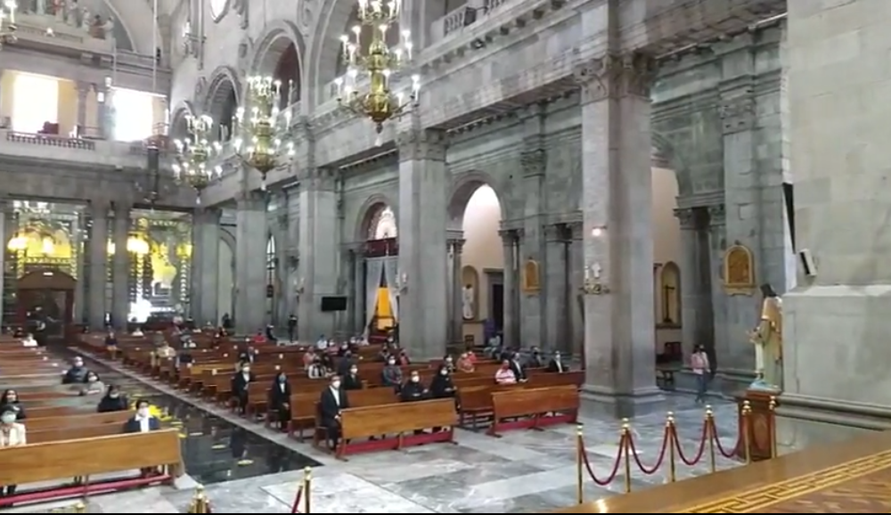 Se reanudan las misas presenciales en Toluca, actos sacramentales serán en 2 semanas